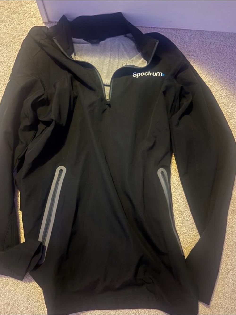 Women's Black Quarter-Zip Performance Pullover